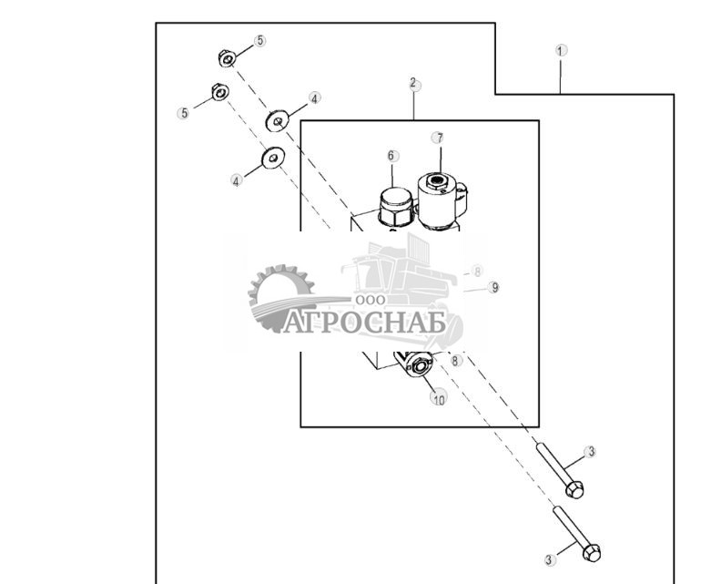 Комплект реверсивного клапана вентилятора системы охлаждения - ST866879 201.jpg